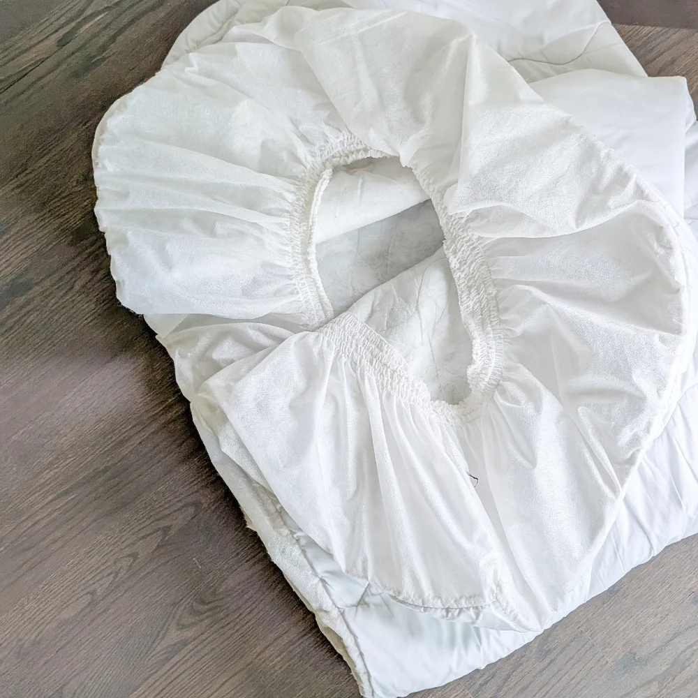 Mattress Protector Cover, Full Size, White